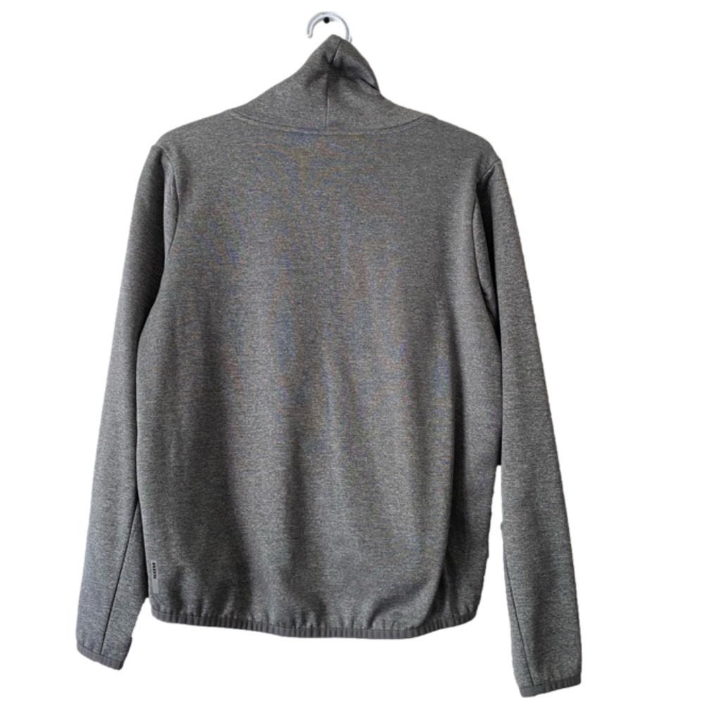 RBX high low hem cowl neck running jacket with size reflectors and zippers sz M - Picture 2 of 9
